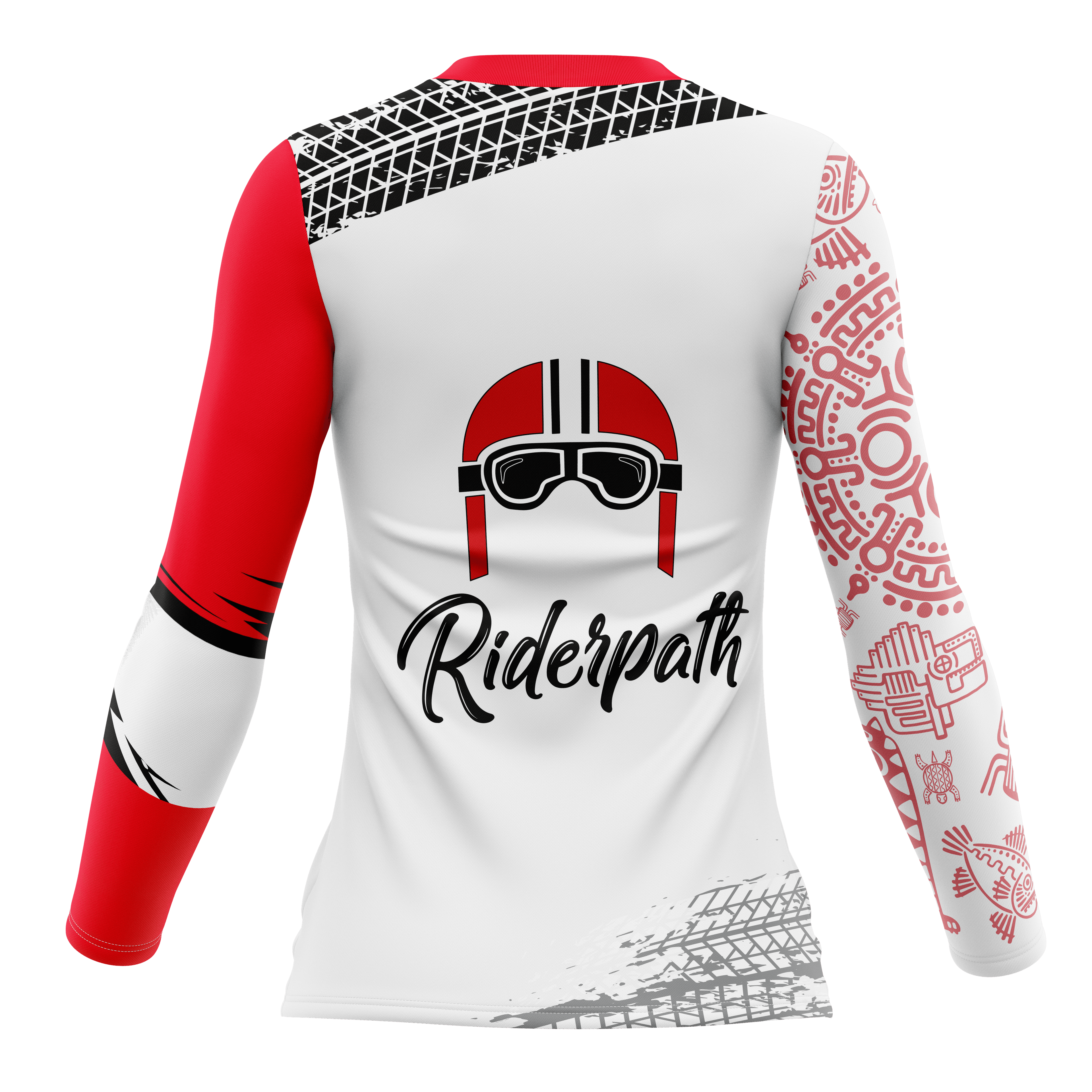 Jersey Riderpath Blanco — Espalda